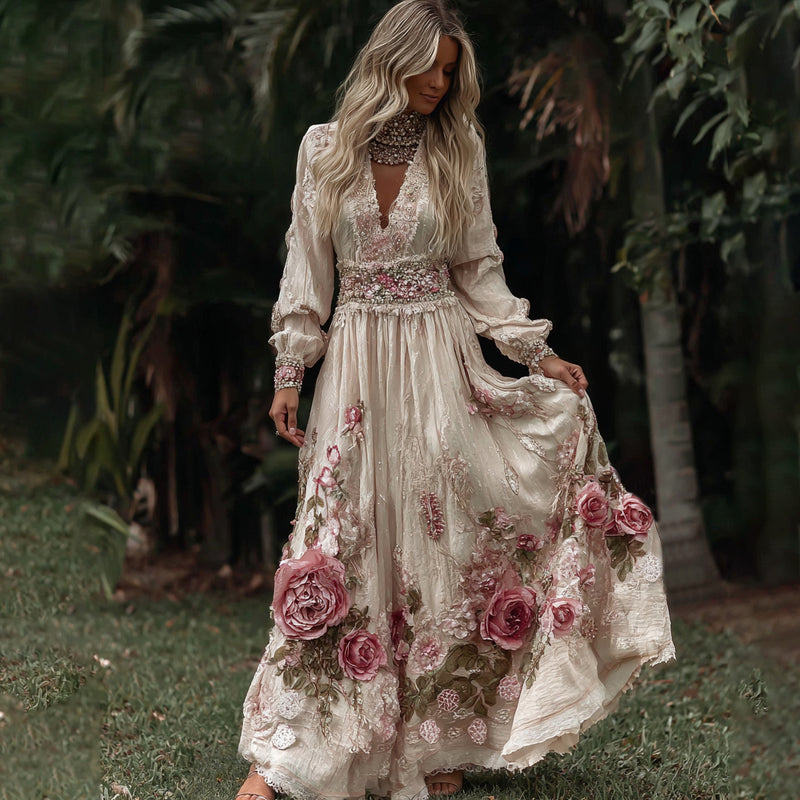 Vestido de diseño cuidado