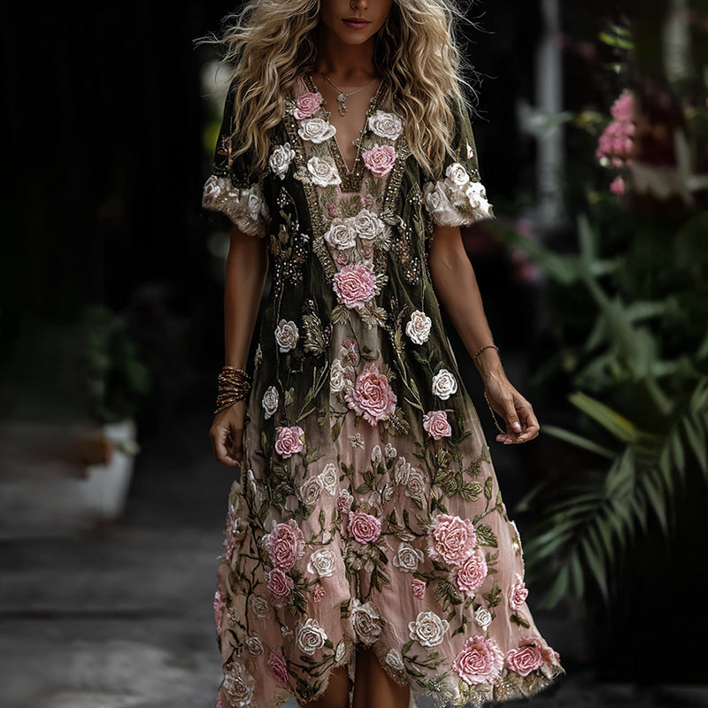Vestido de inspiración vintage