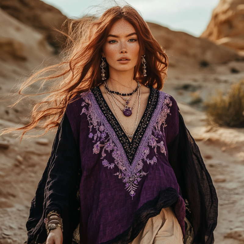 Blusa de diseño clásico