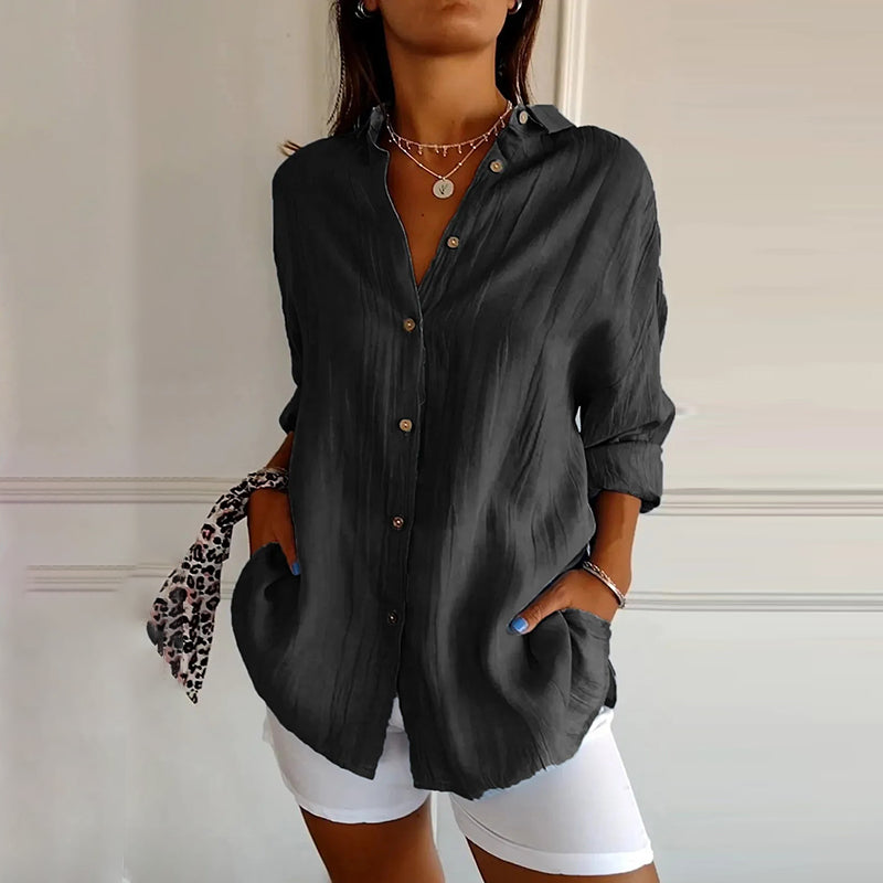 Camisa de estilo vintage atemporal