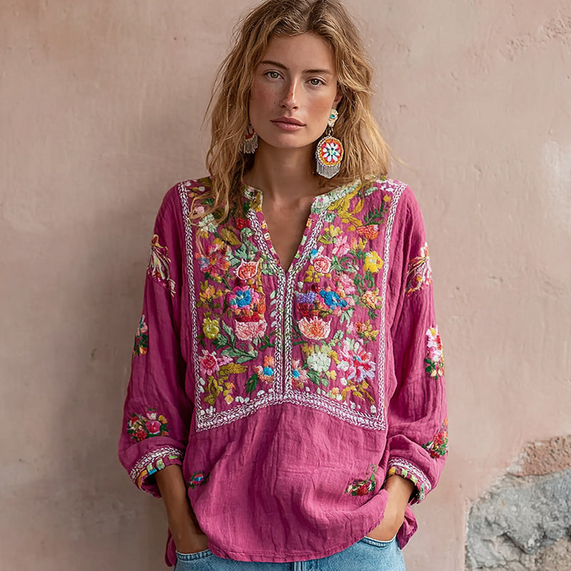 Una blusa bellamente confeccionada