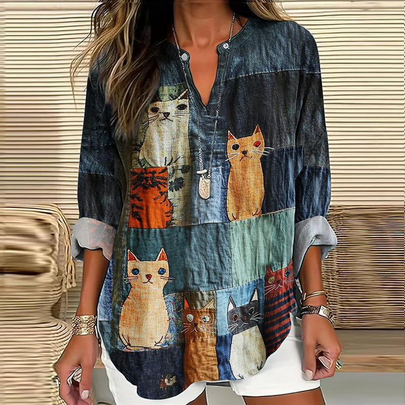 Blusa vintage clásico