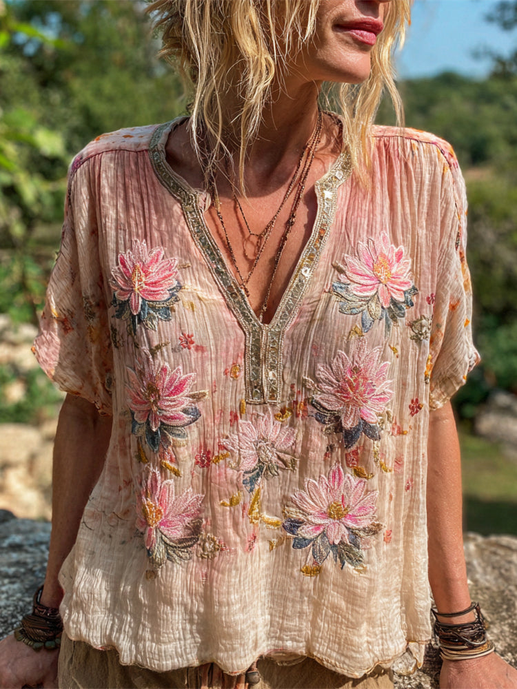 Camisa de inspiración vintage