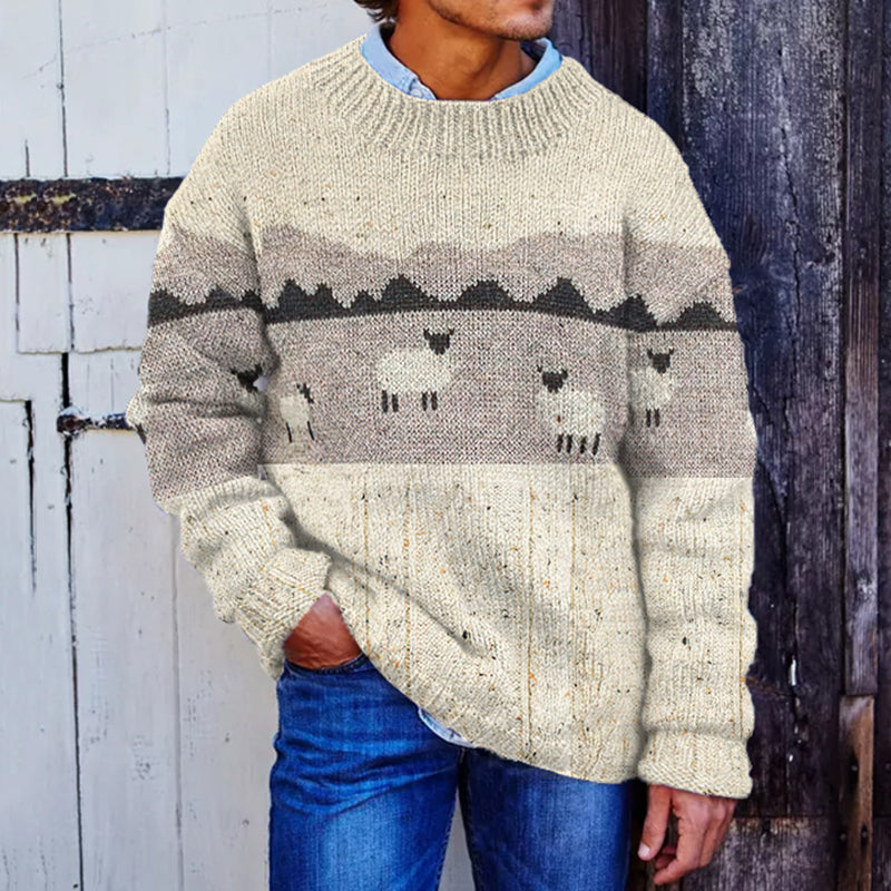 Suéter de estilo vintage atemporal