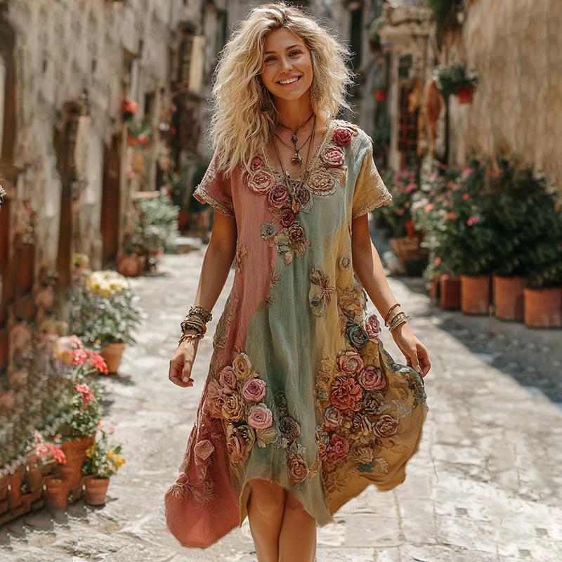 Vestido de inspiración vintage