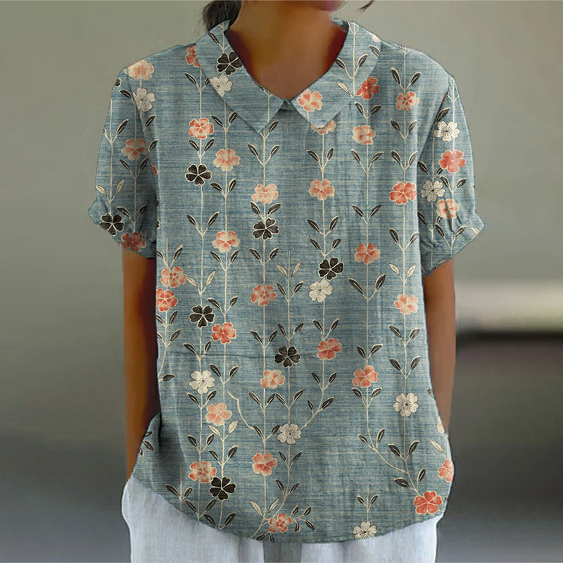 Camisa de estilo vintage atemporal