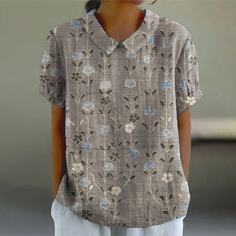Camisa de estilo vintage atemporal