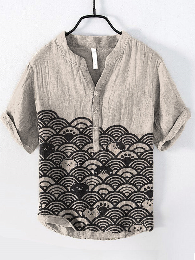 Camisa de estilo vintage atemporal