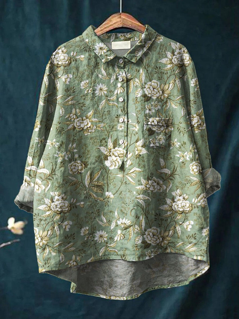 Camisa de estilo vintage atemporal