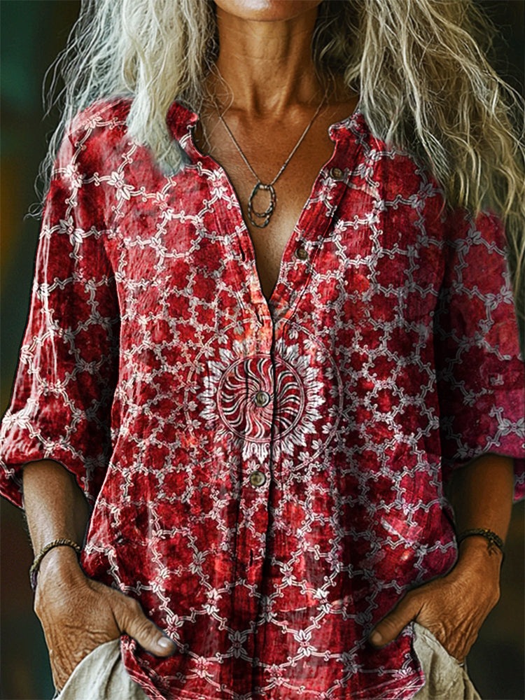 Camisa bellamente confeccionado