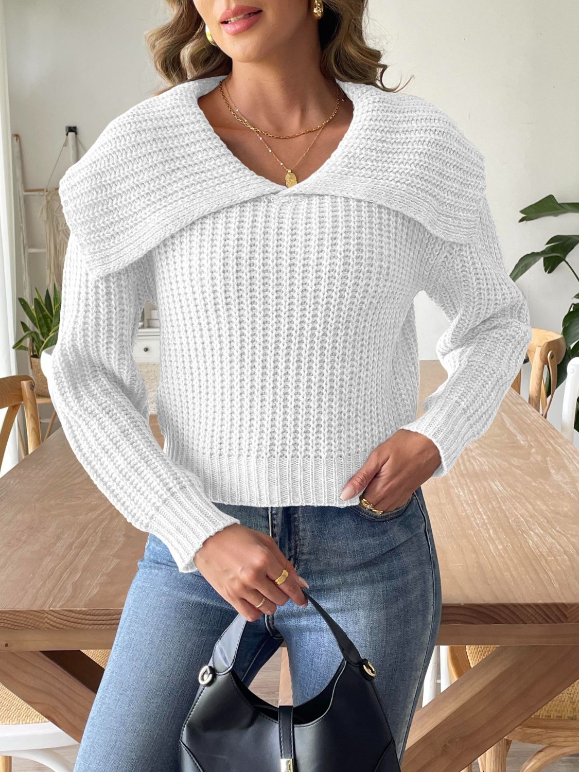 Suéter de estilo vintage atemporal