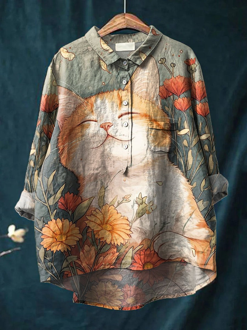 Camisa de estilo vintage atemporal