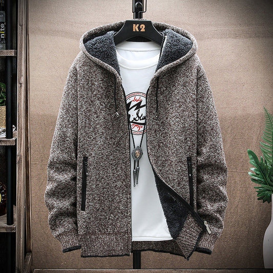 Men's Vintage Knitted Pattern Cardigan Sweater elevenforest