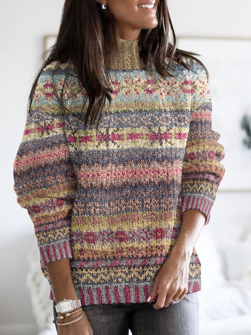 Suéter de estilo vintage atemporal