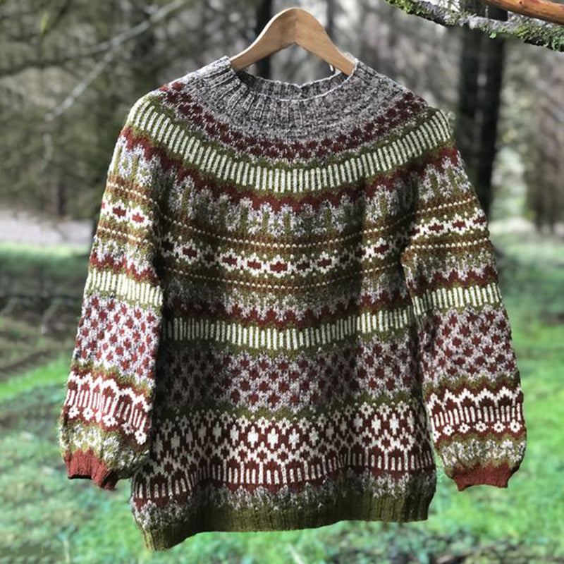 Suéter de estilo vintage atemporal