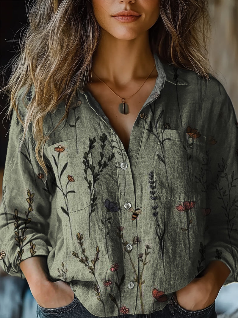 Camisa de inspiración vintage