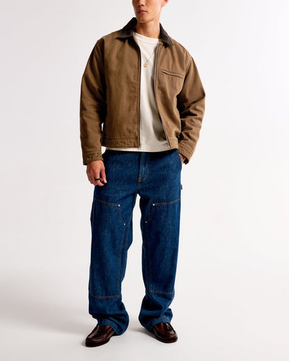 CM | Chaqueta de trabajo corta con cremallera