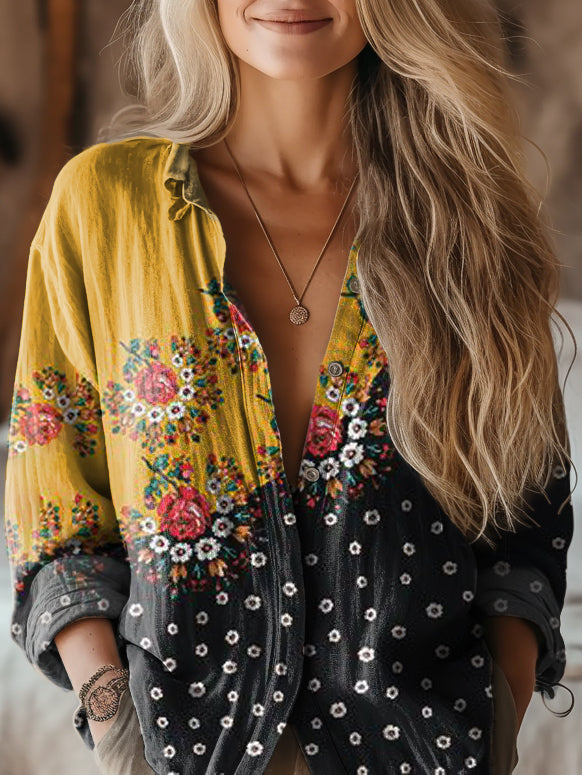 Camisa de inspiración vintage