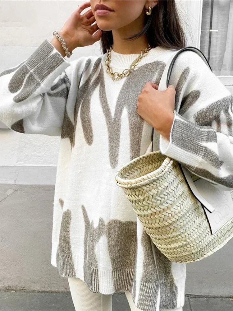 Suéter de inspiración vintage