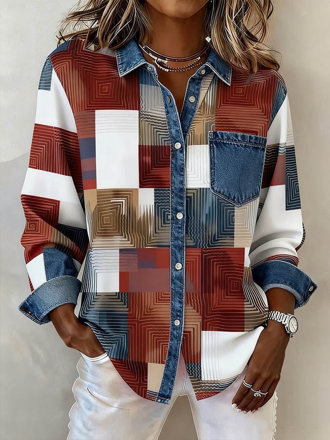 Camisa bellamente confeccionado