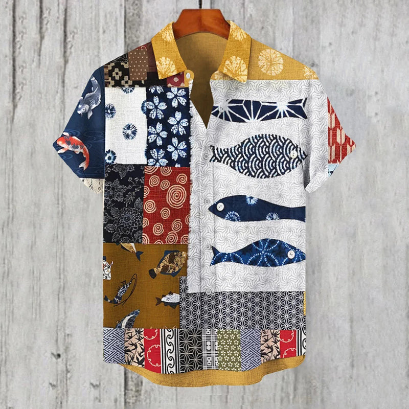 Camisa de estilo vintage atemporal