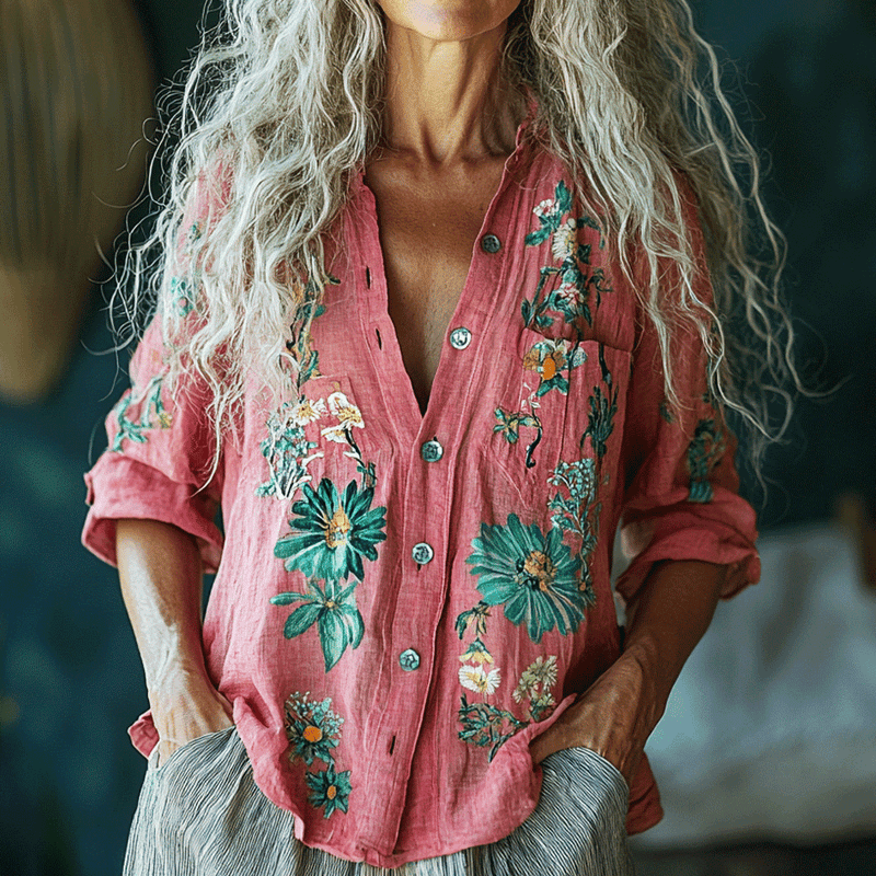 Camisa de inspiración vintage