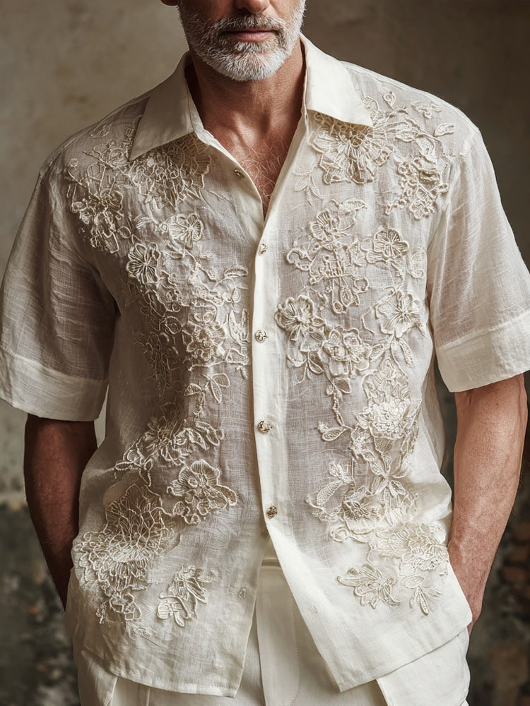 Camisa bellamente confeccionado