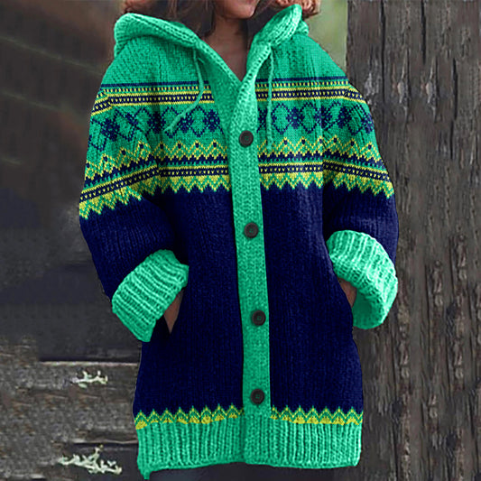 Vintage Fair Isle Cardigan Sweater elevenforest