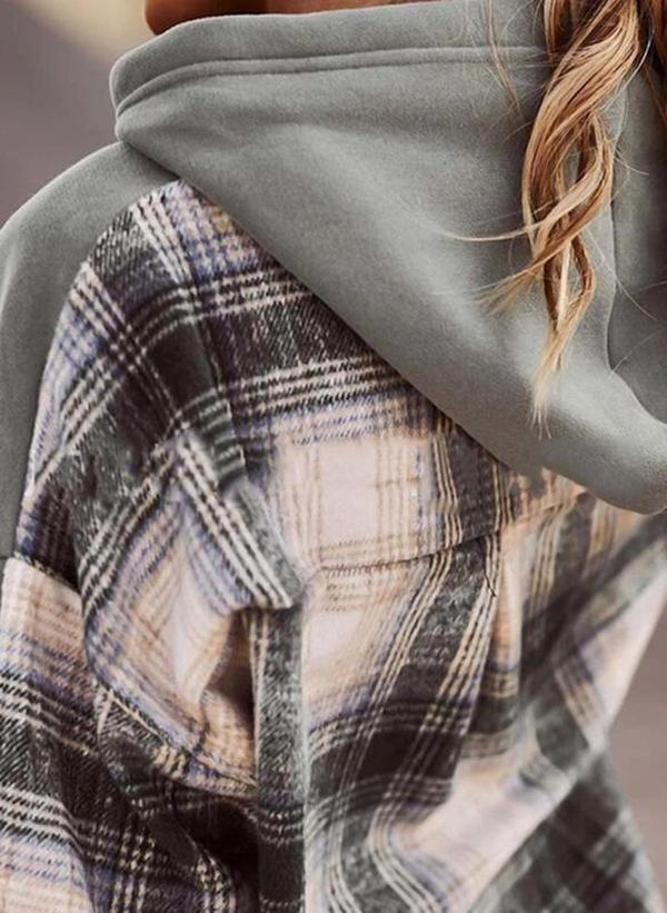 CM | Cómoda sudadera patchwork de manga larga