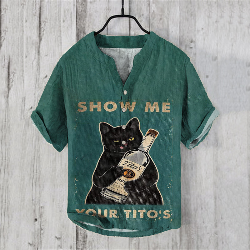 Camisa de estilo vintage atemporal