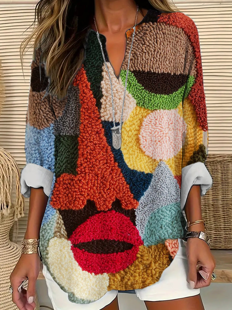Camisa de inspiración vintage