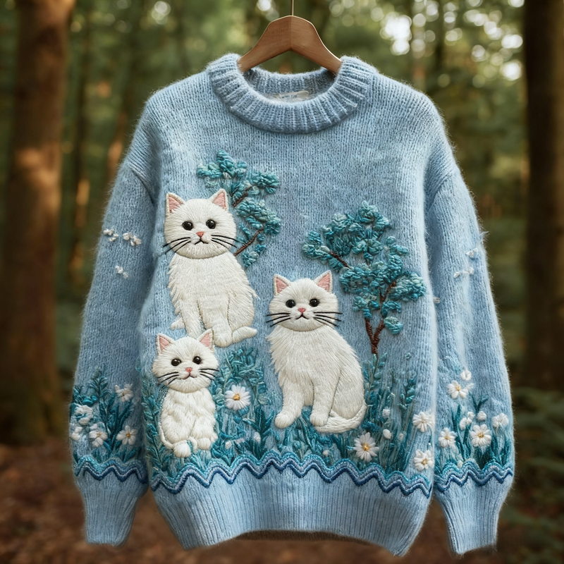 Suéter de inspiración vintage