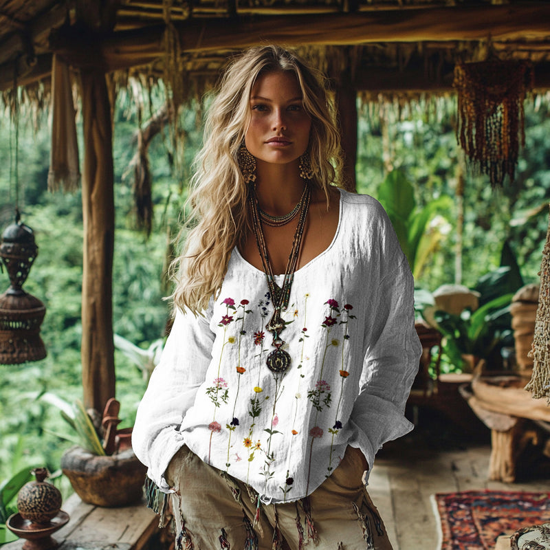 Blusa de inspiración vintage