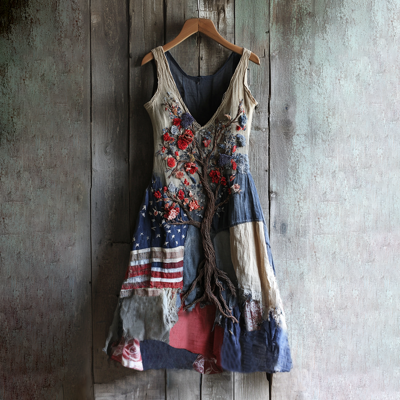 Vestido de inspiración vintage