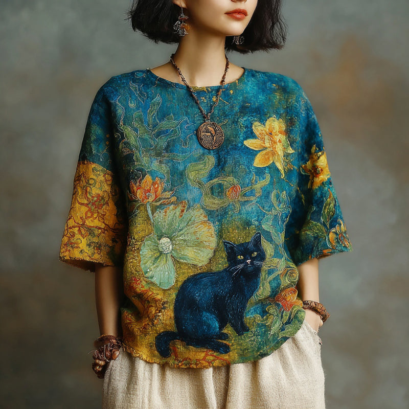 Camiseta de inspiración vintage