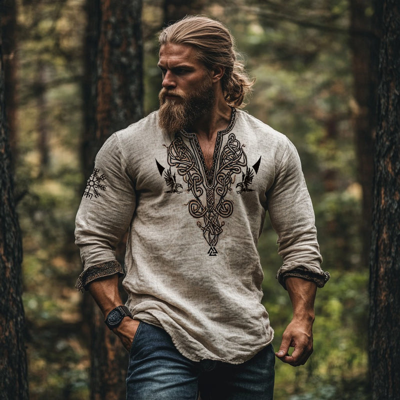 Camisa de estilo vintage atemporal