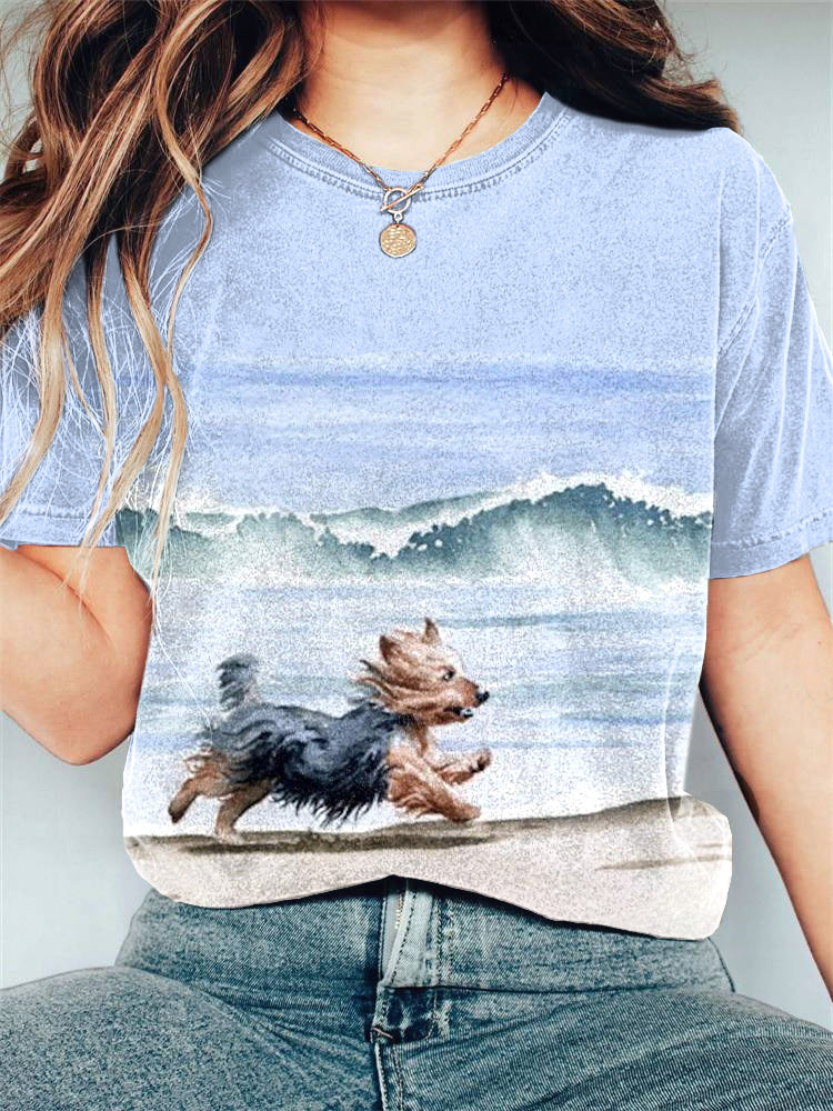 Camiseta de diseño cuidado