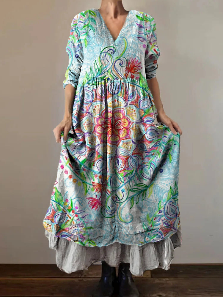 Vestido de inspiración vintage