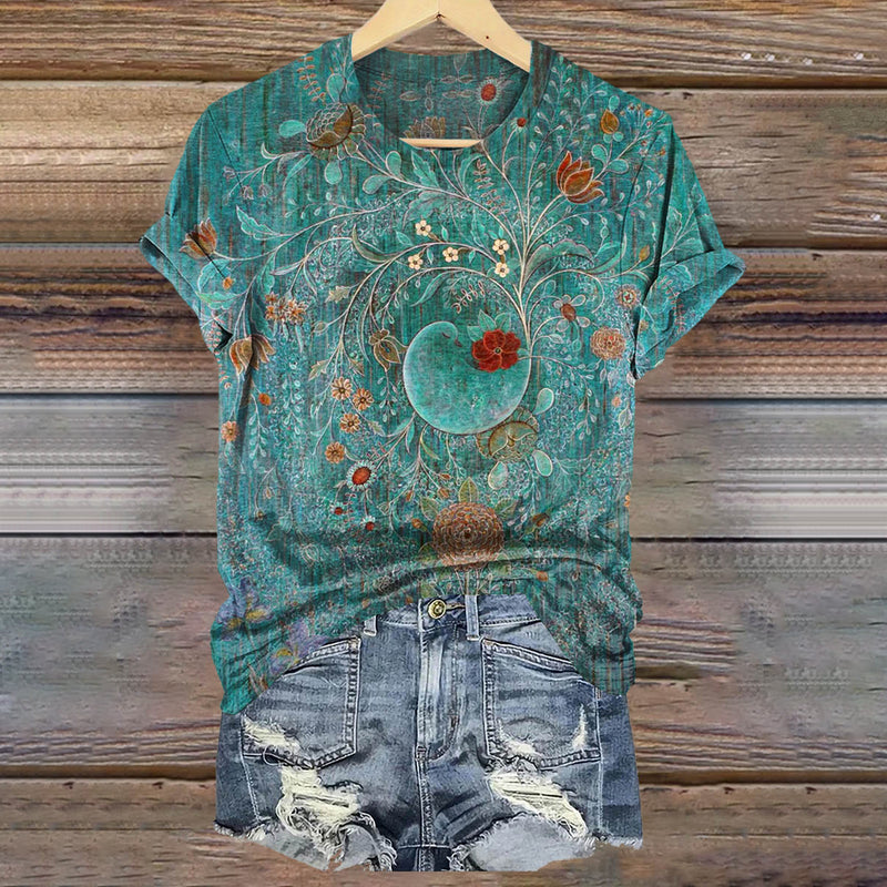 Camiseta de inspiración vintage