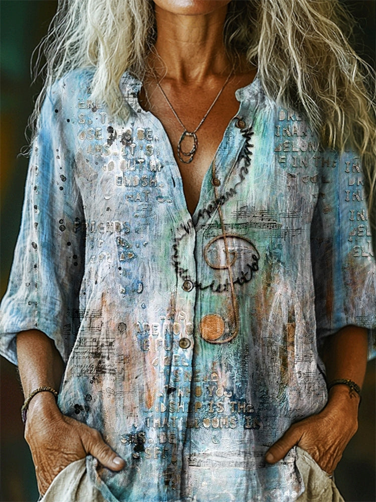 Camisa bellamente confeccionado