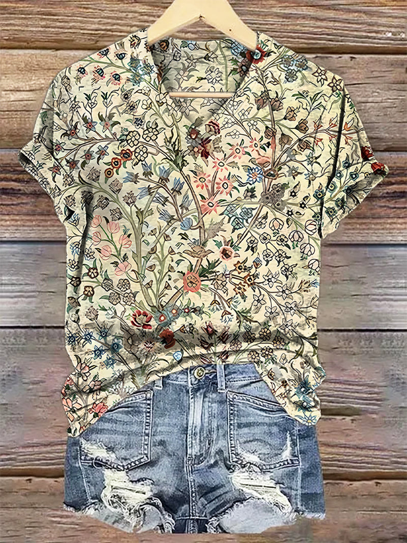 Camiseta de diseño cuidado