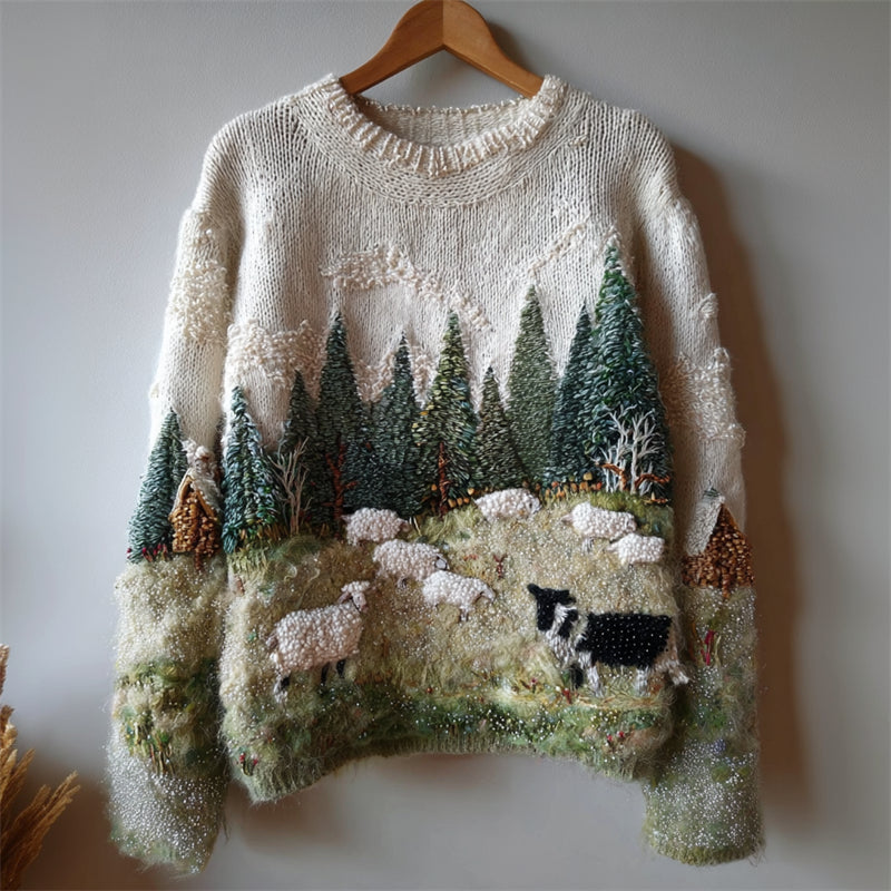 Suéter de estilo vintage atemporal