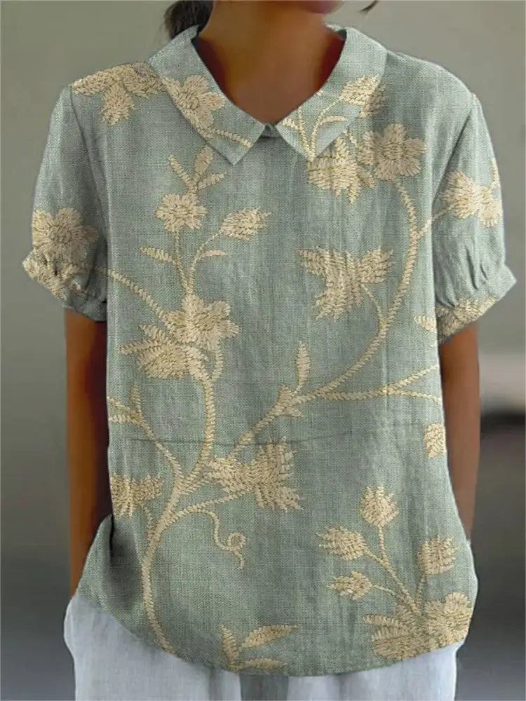 Camisa de diseño cuidado