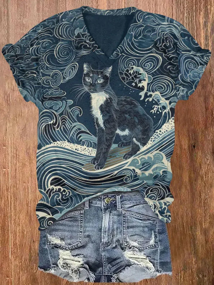 Camiseta de estilo vintage atemporal