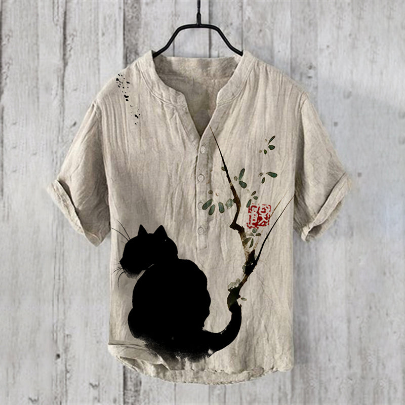 Camisa de estilo vintage atemporal