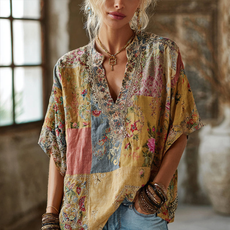 Camisa de inspiración vintage