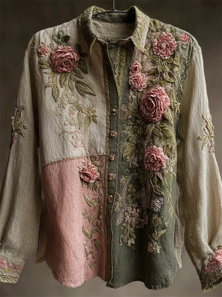 Blusa de estilo vintage atemporal