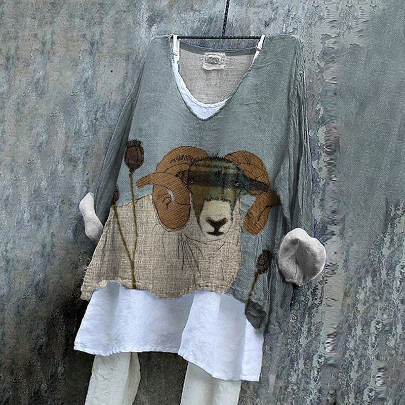 Blusa de inspiración vintage