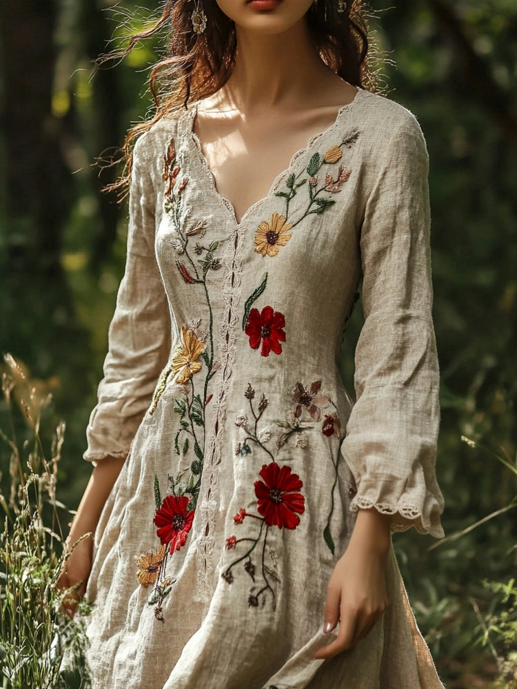 Vestido de diseño cuidado