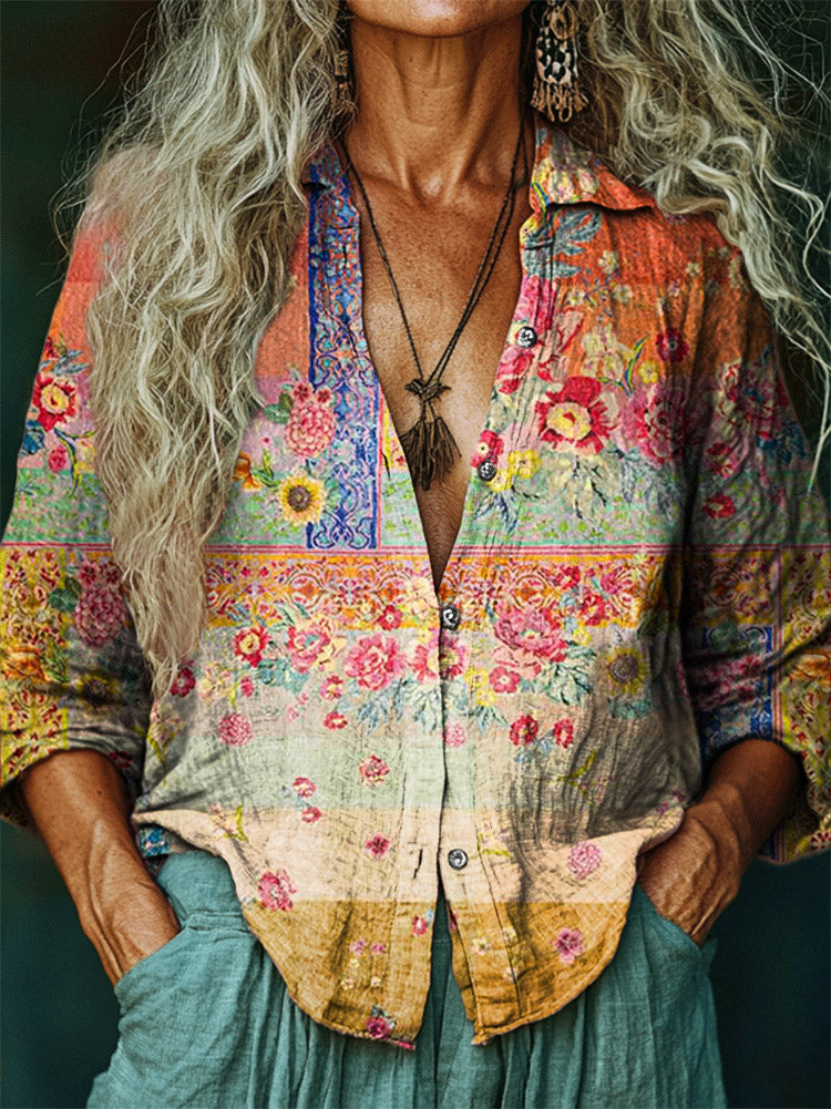 Camisa de inspiración vintage